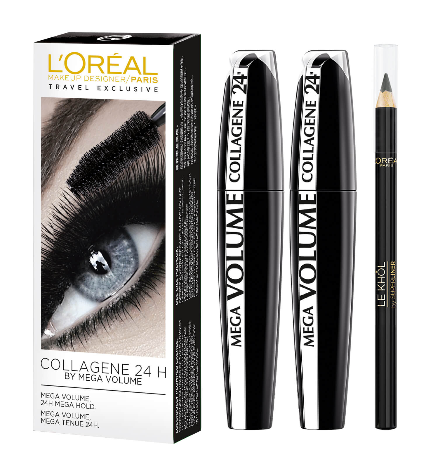 с <b>тушью</b> LOral Paris Mega Volume Collagene <b>Mascara</b> Duo Водостойкая (оттенок ...